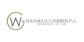 A logo of wessels & gerberding attorneys at law